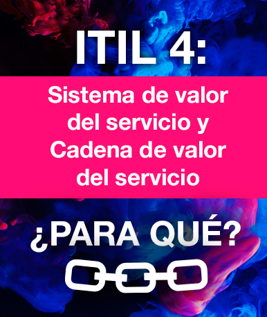 ITIL4: Sistema de valor del servicio y cadena de valor del servicio: ¿Para qué?